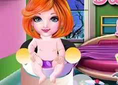 Baby Games, Baby Emma Bathing, Games-kids.com