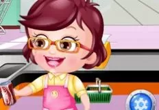 Baby Hazel Games, Baby Hazel as Cashier, Games-kids.com