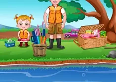 Baby Hazel Games, Baby Hazel Fishing Time, Games-kids.com