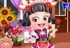 Baby Hazel Games, Baby Hazel Florist DressUp, Games-kids.com