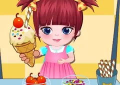 Cooking Games, Baby Ice Cream Shop, Games-kids.com