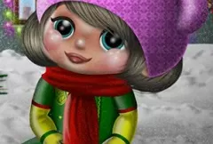 Dress Up Games, Baby in the Snow, Games-kids.com