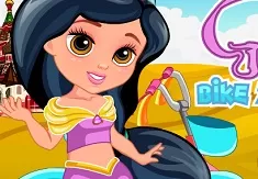 Aladdin Games, Baby Jasmine Bike Accident, Games-kids.com