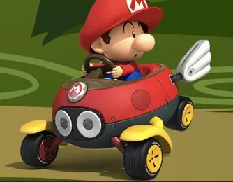 Mario Games, Baby Mario Car Puzzle, Games-kids.com