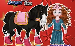 Brave Games, Baby Merida and Angus Care, Games-kids.com