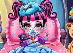 Monster High Games, Baby Monster Flu Doctor, Games-kids.com
