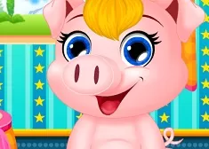 Animal Games, Baby Pig Salon, Games-kids.com