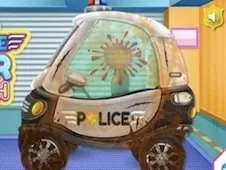 Cars Games, Baby Police Car Wash, Games-kids.com