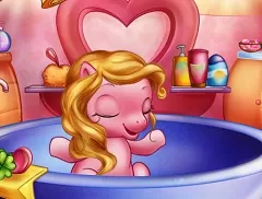 Baby Games, Baby Pony Bath, Games-kids.com