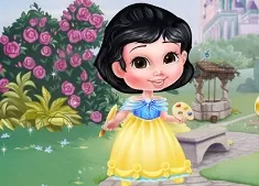 Snow White Games, Baby Princess Castle Garden, Games-kids.com