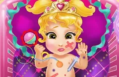Baby Games, Baby Princess Injured, Games-kids.com