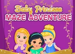 Princess Games, Baby Princess Maze Adventure, Games-kids.com