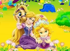 Rapunzel Games, Baby Rapunzel Picnic Decoration, Games-kids.com