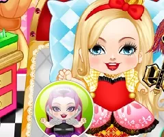 Ever After High Games, Baby Raven and Apple White Care, Games-kids.com