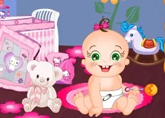 Baby Games, Baby Rosy Room Decor, Games-kids.com