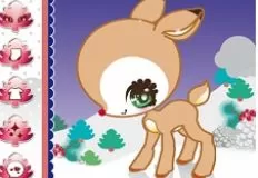 Christmas Games, Baby Rudolph Dress Up, Games-kids.com