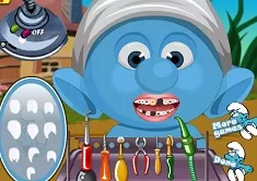 Smurfs Games, Baby Smurfs at the Dentist, Games-kids.com