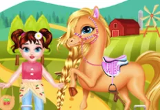 Baby Games, Baby Taylor Horse Riding, Games-kids.com