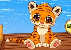 Animal Games, Baby Tiger, Games-kids.com