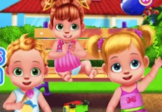 Baby Games, Babysitter Kids Hair Salon, Games-kids.com