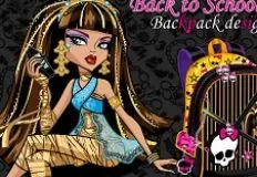 Monster High Games, Back to School Backpack Design, Games-kids.com