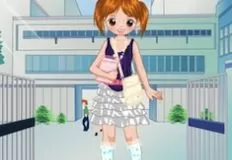 Girl Games, Back to School Dress Up, Games-kids.com