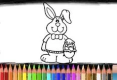 Coloring Games, Back to School Easter Coloring Book, Games-kids.com