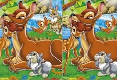 Bambi Games, Bambi Differences, Games-kids.com
