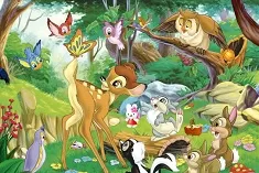 Bambi Games, Bambi Hidden Objects, Games-kids.com