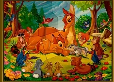 Bambi Games, Bambi Puzzle Mania, Games-kids.com