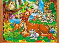 Bambi Games, Bambi Sort My Tiles, Games-kids.com