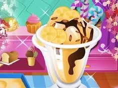 Cooking Games, Banana Ice Cream, Games-kids.com