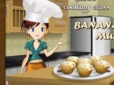 Cooking Games, Banana Muffins, Games-kids.com