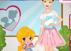 Barbie Games, Barbie and Daughter Fashionistas, Games-kids.com