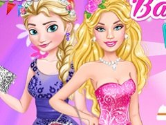 barbie and elsa games
