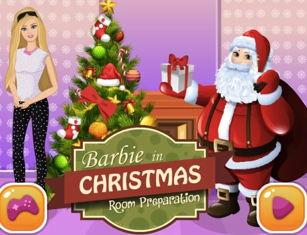 Barbie christmas clearance games