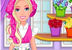 barbie flower shop