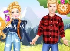 Barbie Games, Barbie Hiking Date, Games-kids.com