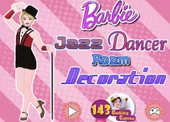 Barbie Games, Barbie Jazz Dancer Room Decoration, Games-kids.com