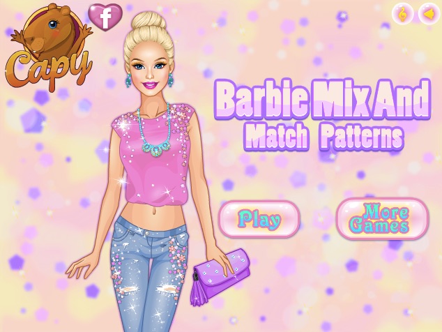 mix barbie games