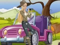 Barbie Games, Barbie on Safari, Games-kids.com