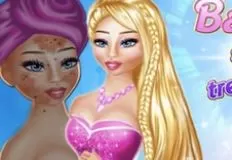 Barbie Games, Barbie Skin Treatment, Games-kids.com