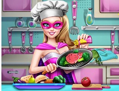 barbie game and cooking game