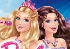 Barbie Games, Barbie the Princess and the Popstar Puzzle Book, Games-kids.com