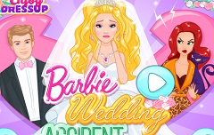 barbie wedding accident