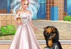 Barbie Games, Barbie with Little Wolfhound, Games-kids.com