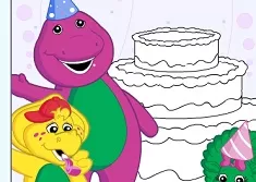Barney Happy Birthday - Barney & Friends Games - Happy Birthday Decorate a  Cake With Color – Видео Dailymotion