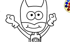 Superheroes Games, Batman Coloring, Games-kids.com