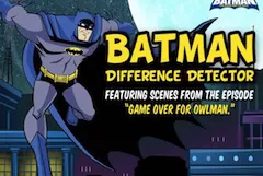 Superheroes Games, Batman Difference Detector, Games-kids.com