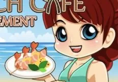 Girl Games, Beach Cafe Managament, Games-kids.com